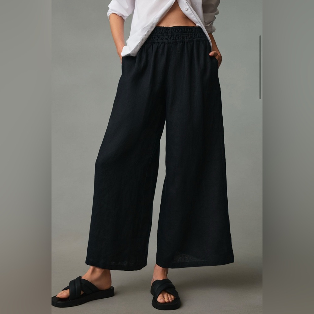 Anthropologie Somerset Linen Pants